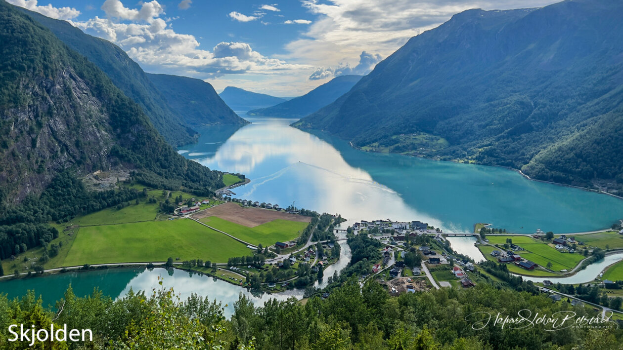 Skjolden, i enden av Sognafjorden